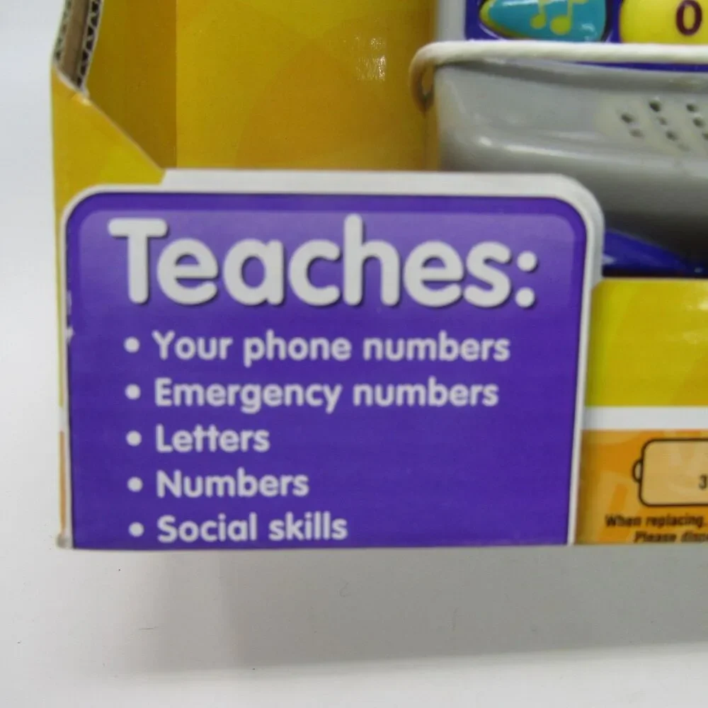 Fisher-Price Learn Your Number Cell Phone Electronic Learning Toy Kids NEW 2010
